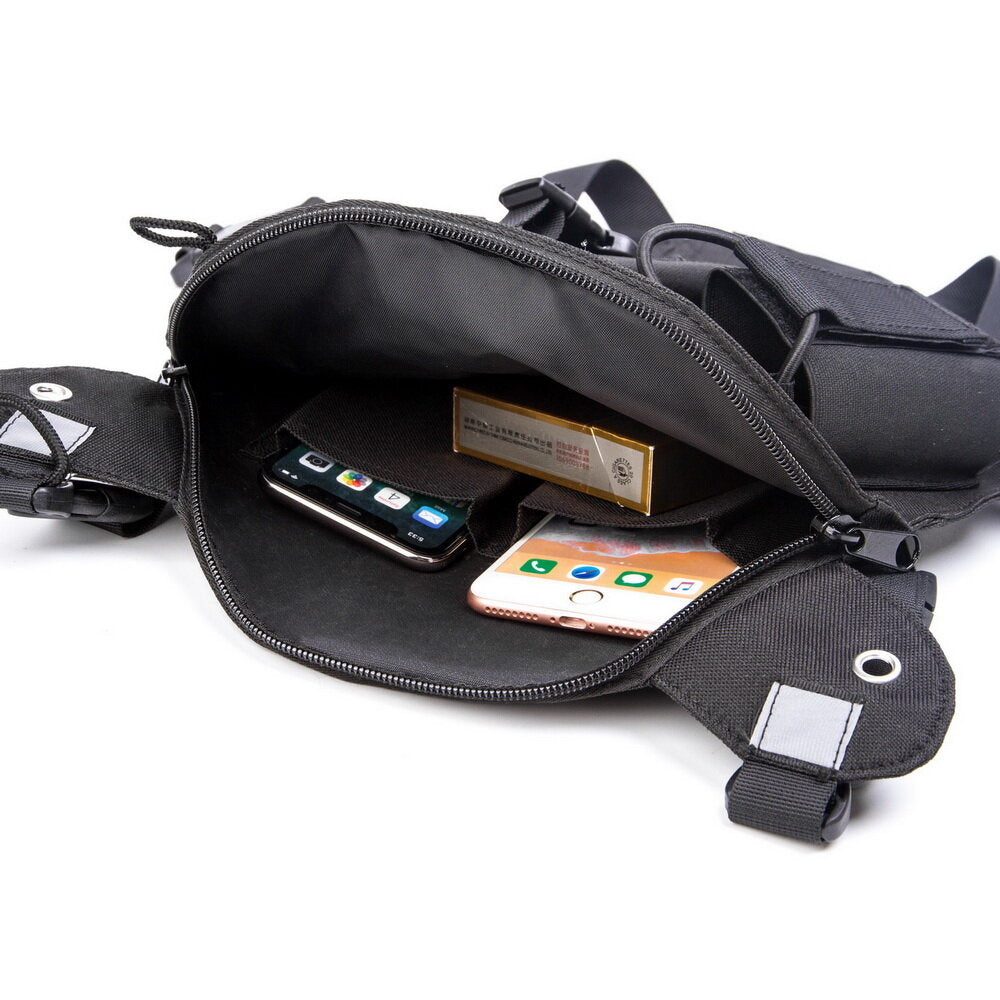 Tactical Harness Front Pack Bag Case Pouch Carry Holster For
