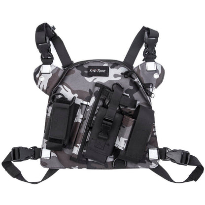 Tactical Harness Front Pack Bag Case Pouch Carry Holster For