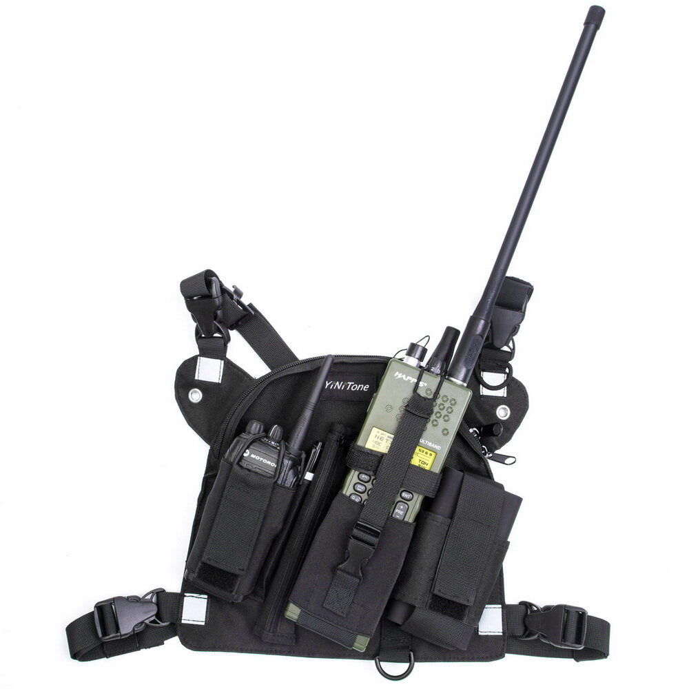 Tactical Harness Front Pack Bag Case Pouch Carry Holster For