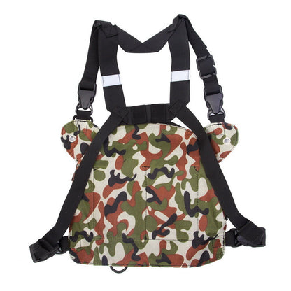 Tactical Harness Front Pack Bag Case Pouch Carry Holster For