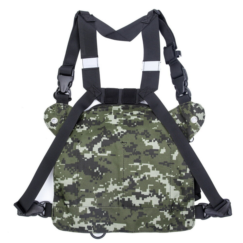 Tactical Harness Front Pack Bag Case Pouch Carry Holster For