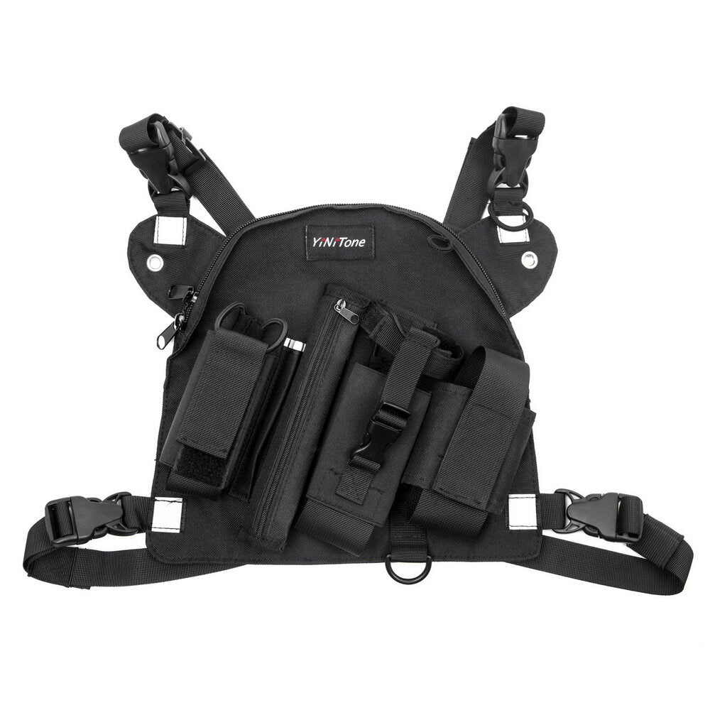 Tactical Harness Front Pack Bag Case Pouch Carry Holster For