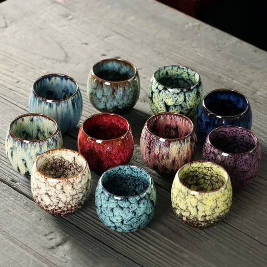Tea Cup - Porcelain Drinkware Set Pottery