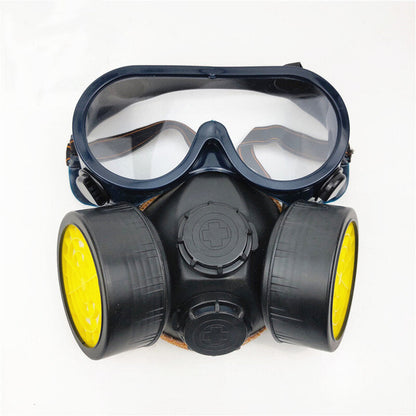 Tpr Double Gas Valvee Tank Mask Chemical Spray Paint