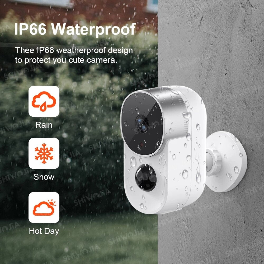 Tuya 1080p 2mp Wifi Ip Camera Ai Pir Motion Sensor Derection