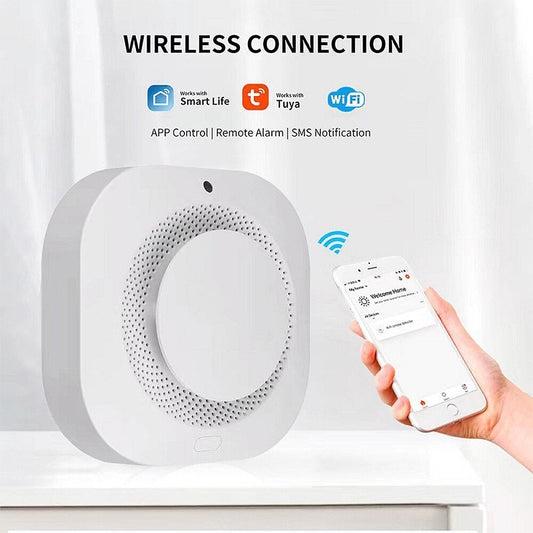 Tuya Wifi Smoke Sensor Fire Detection Alarm Smart Home