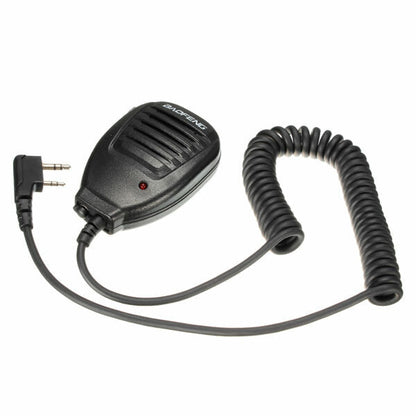 Two Way Radio Walkie Talkie 2 Pin Handheld Microphone