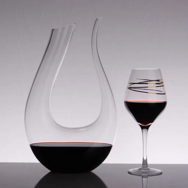 U-shaped Crystal Wine Decanter