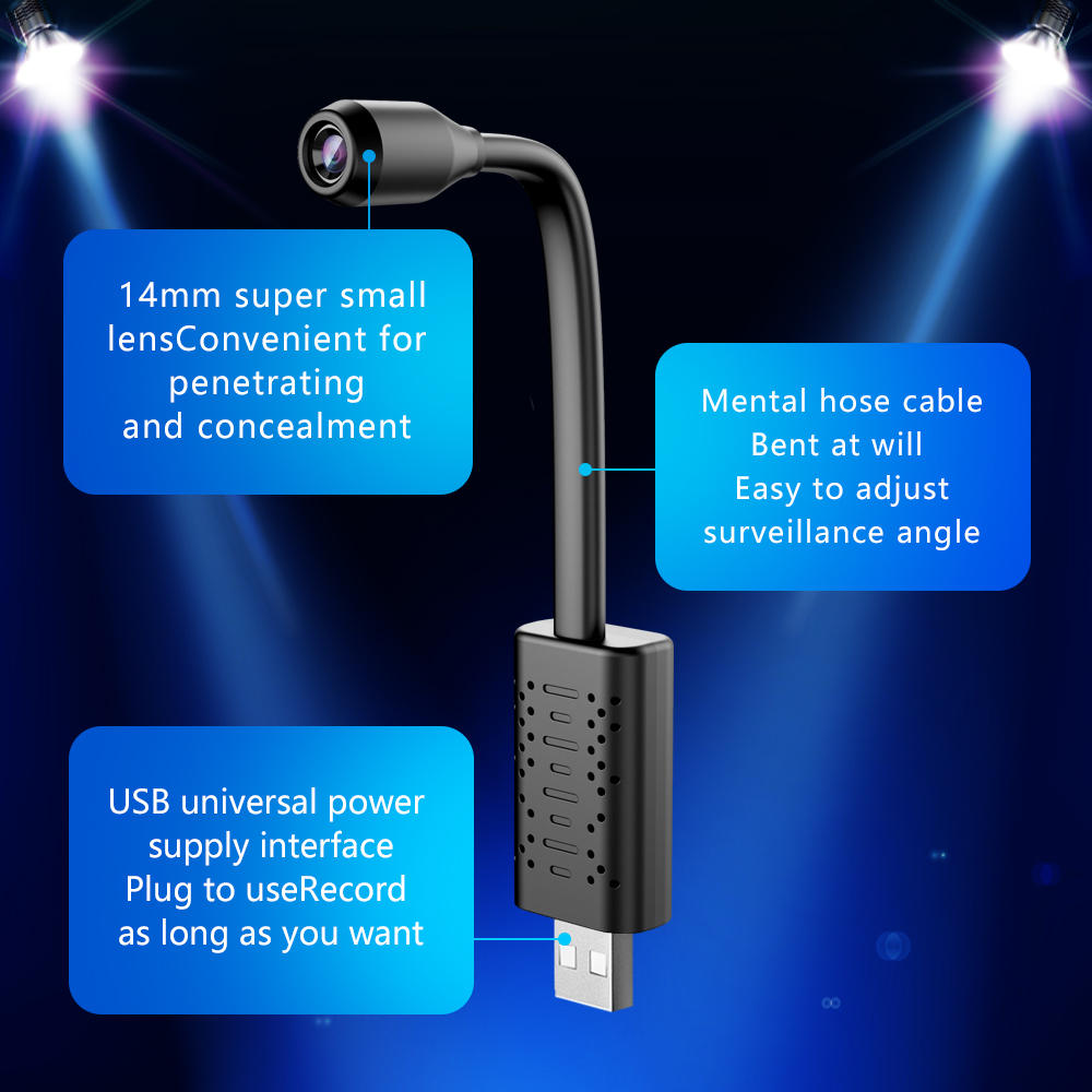 U21 Hd Smart Mini Wifi Usb Camera Ai Human Detection