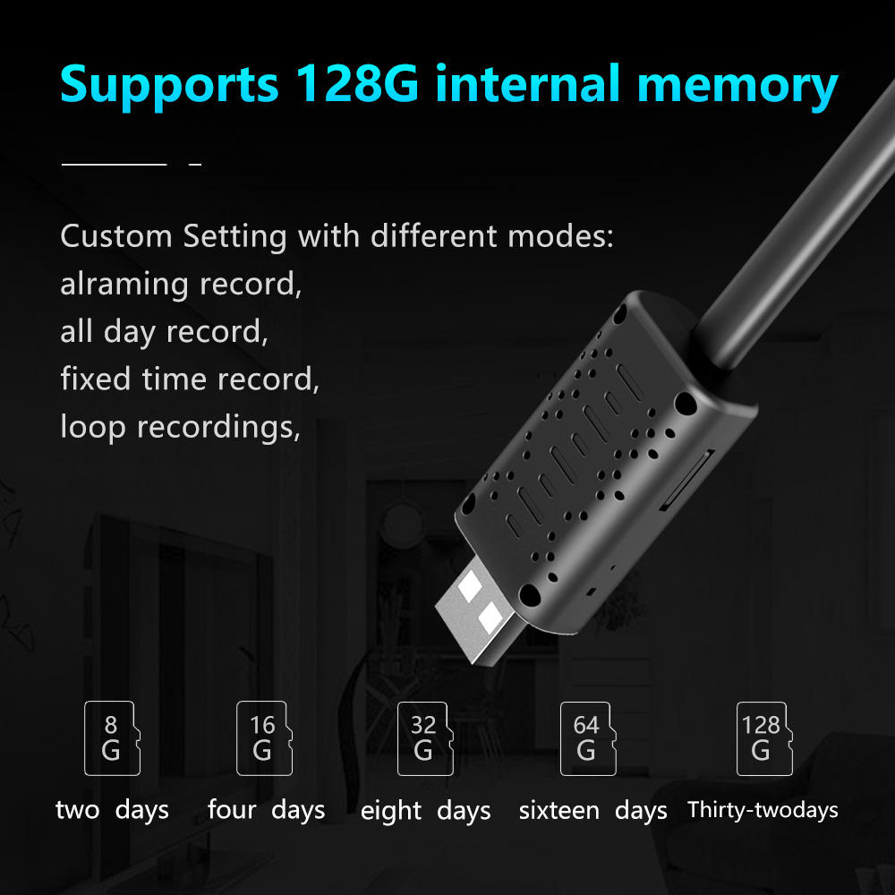 U21 Hd Smart Mini Wifi Usb Camera Ai Human Detection
