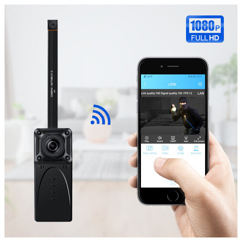 V19 Hisilicon Full Hd 1080p Mini Wifi Ip Camera Motion
