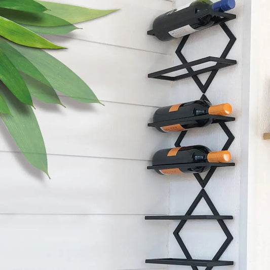 Wall Hanging Bottle Rack Creative Drink Bar