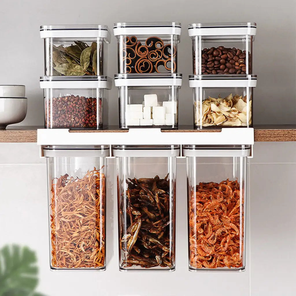 Wall-mounted Grain Container With Lid