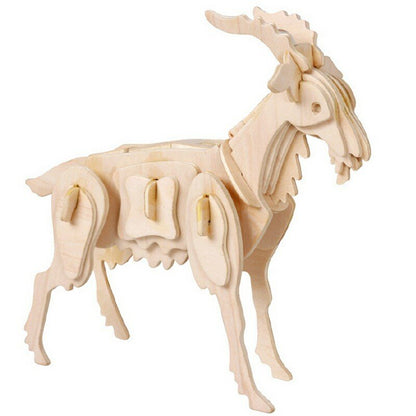Wooden 3d Puzzle Jigsaw Dragon Snake Animal Shaped Puzzles