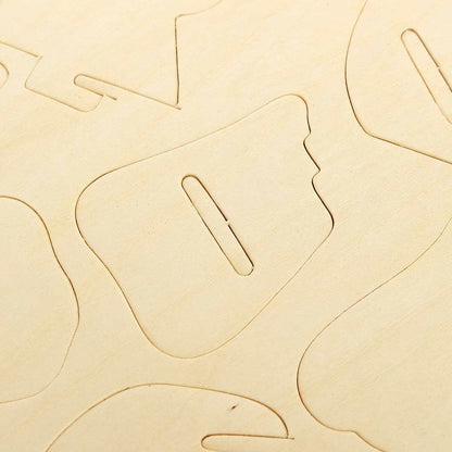 Wooden 3d Puzzle Jigsaw Dragon Snake Animal Shaped Puzzles