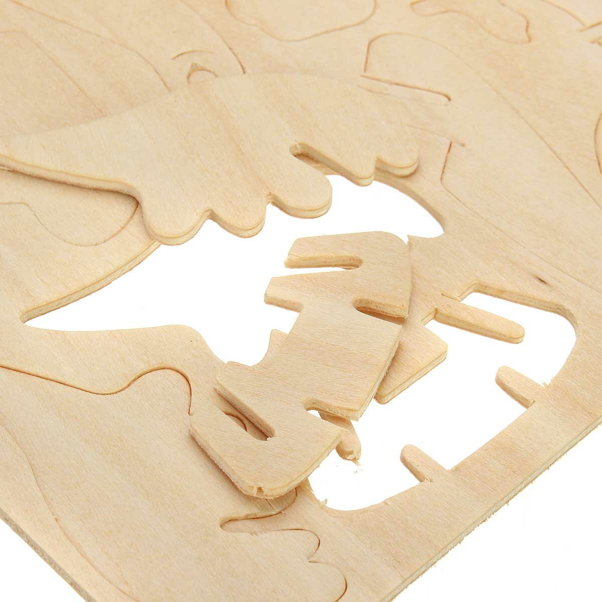 Wooden 3d Puzzle Jigsaw Dragon Snake Animal Shaped Puzzles