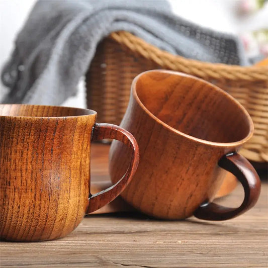 Wooden Big Belly Cup - Natural Handmade Drinkware