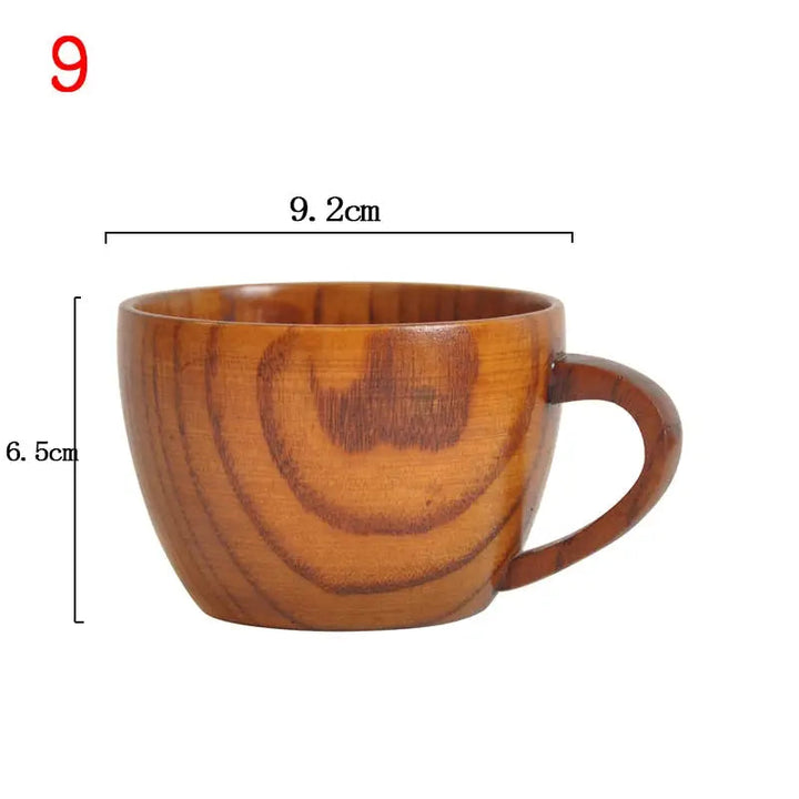 Wooden Big Belly Cup - Natural Handmade Drinkware