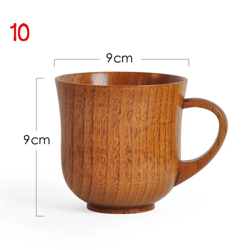 Wooden Big Belly Cup - Natural Handmade Drinkware
