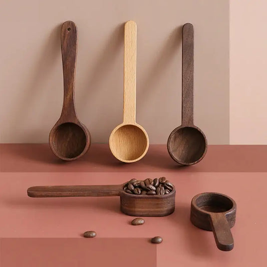 Wooden Coffee Scoops - Measuring Spoon Baking Tool
