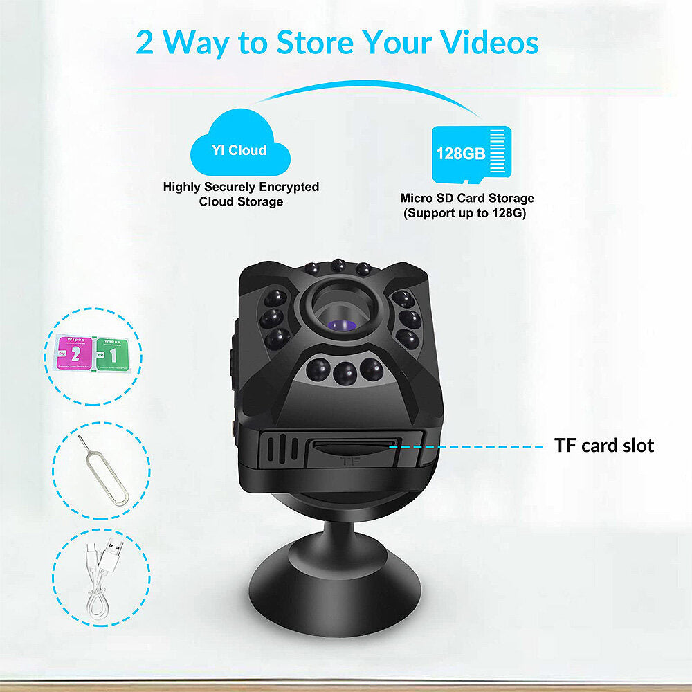 X5 Mini Wifi Ip Security Camera Wireless 1080p Hd Micro