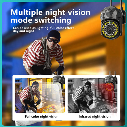 Xiaovv V380pro Hd 2mp Wifi Ip Camera Waterproof Infrared