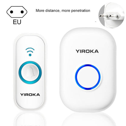 Yiroka W101 433mhz Wireless Doorbell 150m Long Distance Home