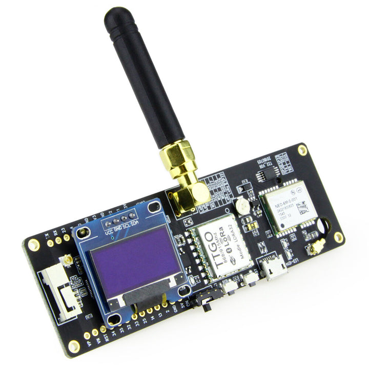 LILYGO TTGO T-Beam ESP32 433/868/915/923Mhz V1.1 WiFi Wireless bluetooth Module GPS NEO-6M SMA LORA32 18650 Battery Holder With OLED