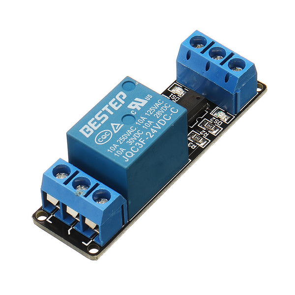 BESTEP 1 Channel 24V Relay Module Optocoupler Isolation With Indicator Input Active Low