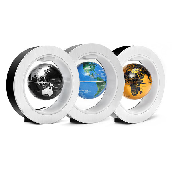 4 Inch Magnetic Levitation Floating Globe Map LED Light Home Office Desktop Decor Gift