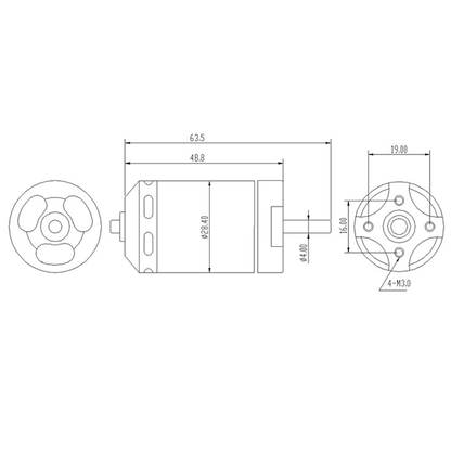 QX-Motor 70mm 12-Blade EDF Unit With QF2827 1800KV 2600KV Brushless Motor For RC Airplane Jet