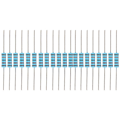 20pcs 2W 120KR Metal Film Resistor Resistance 1% 120K ohm Resistor