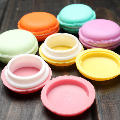 Cute Candy Color Macaron Mini  Birthday Gift Box Waterproof Storage Jewelry Rings Pill Box