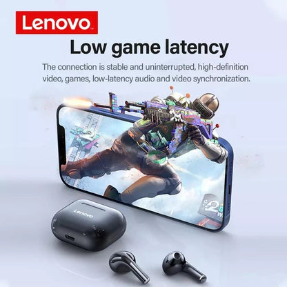 Lenovo LP40 TWS bluetooth 5.0 Earphone Wireless Earbuds HiFi Stereo Bass Dual Diaphragm Type-C IP54 Waterproof Sport Headphone with Mic