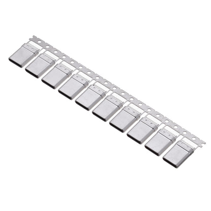 10PCS Type C 3.1 Splint Male 24p Splint 0.8 With Clamp Foot Riveting Shell Full Function