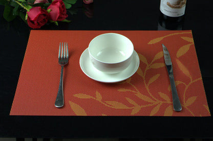 Washable Placemat for Dining Table Creative Heat Insulation Stain Resistant Anti-skid Eat Mats