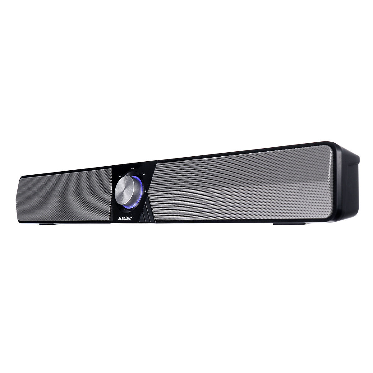 ELEGIANT SR500 bluetooth 5.0 Soundbar Speaker 20W Strong Bass Powerful Sound One-Button Control Modes Wired & Wireless Play for PC Cellphone Desktop Tablet Laptop TV