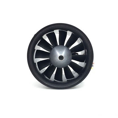 QX-Motor 70mm 12-Blade EDF Unit With QF2827 1800KV 2600KV Brushless Motor For RC Airplane Jet