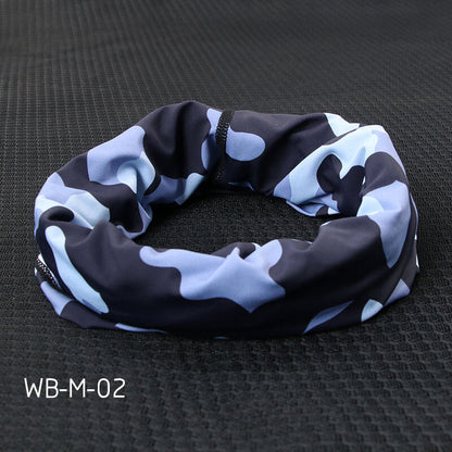 3D Print Ear Covering Face Mask Dustproof Riding Scarf Ice Silk  Fishing Sunproof Breathable