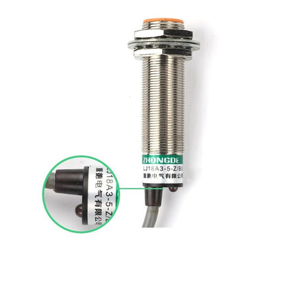 ZJZDDQ LJ18A3-5-Z/BX/BY/AX/AY/EX/DX M18 NPN PNP 5MM DC 6~36V Cylinder Inductive Promixity Sensor Switch