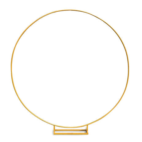 2M Metal Round Arch Stand Wedding Background Stand Birthday Party Decorative Balloon Stand DIY Iron Round Flower Frame