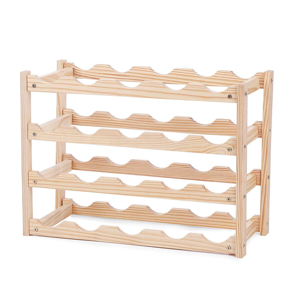 European Solid Wood  Bottle Shelf Rack Holder Storage Racks Creative Design
