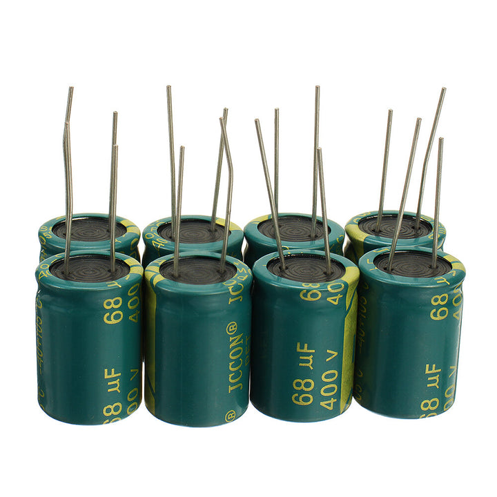 Geekcreit 20PCS 400V 68uf High Frequency Low Resistance Switching Power Supply Aluminum Electrolytic Capacitor 18mm*25mm 400V 68F