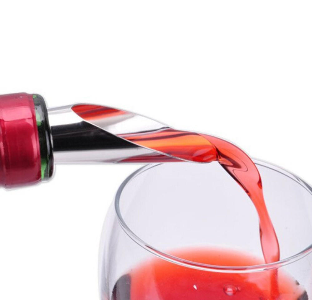 [Optimized version] Circle Joy New Stainless Steel Liquor Spirit Pourer Fast Red Wi-ne Decanter Bottles Tools Kit from