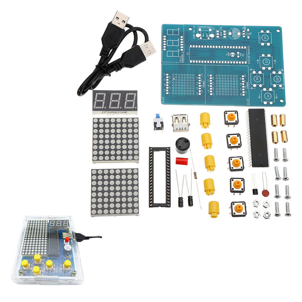 51  Chip Game Console Electronic Production DIY Kit Play Game Design Board Module