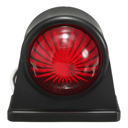 12V E8 E-marked Truck Trailer Lorry Caravan Side LED Light Lamp Red White