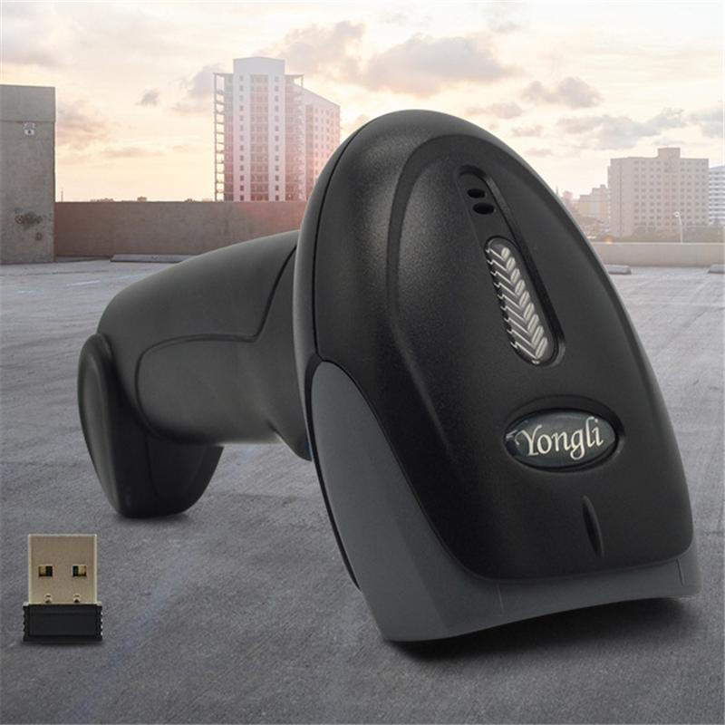 Yongli XYL-9030 Wireless 1D Barcode Handheld Scanner 1D Barcode Reader USB Connection for Supermaket Library Logistics Express Retail Store Warehouse