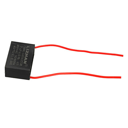 10pcs CBB61 450V 7uf Starting Capacitance AC Fan Capacitor CBB Motor Run Capacitor 450V 7F