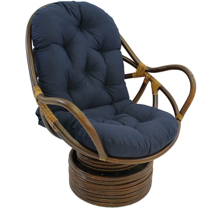 Single Sofa Cushion Rocker Cushion with Straps Replacement Thickened Polyester Comfortable and Soft Outdoor Indoor Chair Cushion