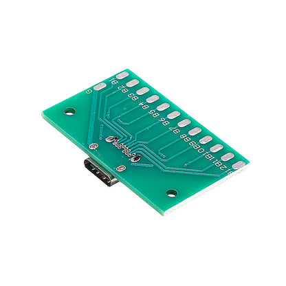 10pcs TYPE-C Female Test Board USB 3.1 with PCB 24P Female Connector Adapter For Measuring Current Conduction